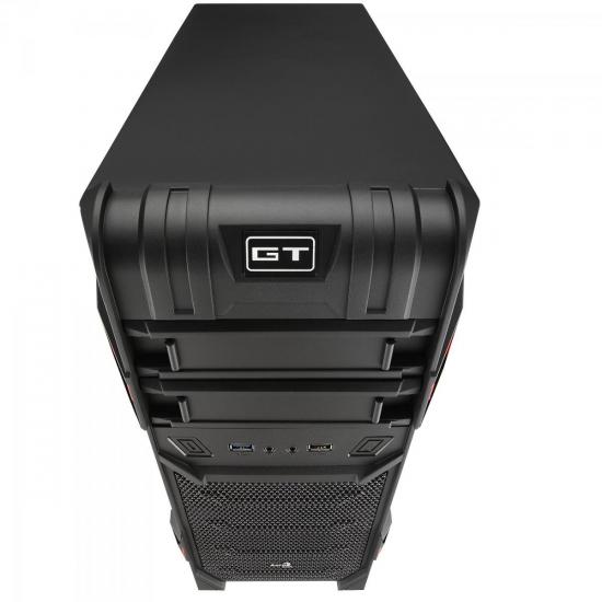 Gabinete Gamer Mid Tower GT ADVANCE EN52216 Preto AEROCOOL por 0,00 à vista no boleto/pix ou parcele em até 1x sem juros. Compre na loja Mundomax!