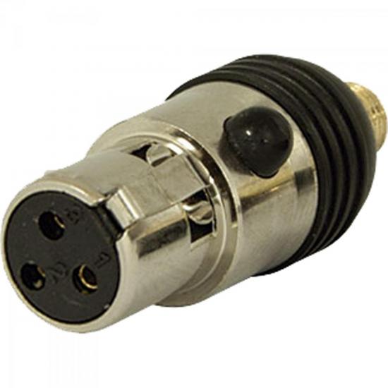 Adaptador XLR x MINI XLR A3-AKG Prata SKP por 0,00 à vista no boleto/pix ou parcele em até 1x sem juros. Compre na loja Mundomax!