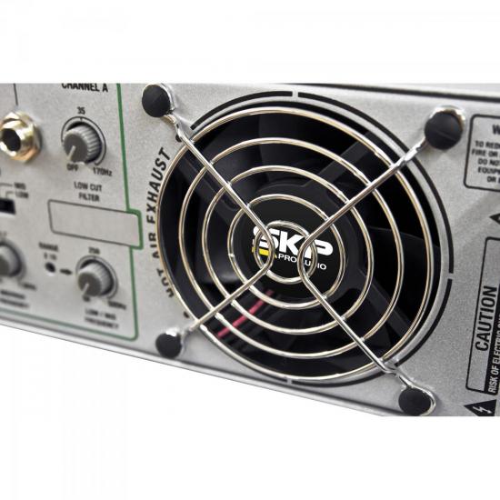 Amplificador \"AB\" 1200W MAXG-1220X Prata SKP por 2.959,99 à vista no boleto/pix ou parcele em até 12x sem juros. Compre na loja Mundomax!