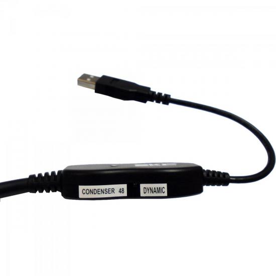 Cabo para Microfone XLR(F) x USB USBXLR Preto SKP por 0,00 à vista no boleto/pix ou parcele em até 1x sem juros. Compre na loja Mundomax!