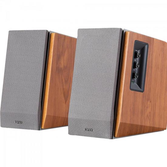 Caixa Multimídia 2.0 60W RMS R1600TIII Cinza/Amadeirado EDIFIER por 0,00 à vista no boleto/pix ou parcele em até 1x sem juros. Compre na loja Mundomax!