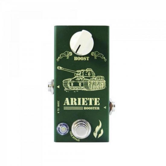 Pedal de Efeitos Booster ARIETE Verde FIRE por 0,00 à vista no boleto/pix ou parcele em até 1x sem juros. Compre na loja Mundomax!