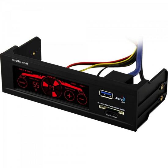 Painel Digital COOLTOUCH-R EN51554 Preto AEROCOOL por 0,00 à vista no boleto/pix ou parcele em até 1x sem juros. Compre na loja Mundomax!