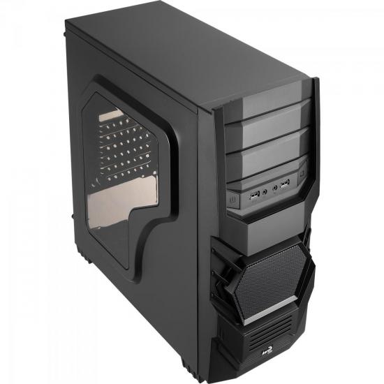 Gabinete Gamer Mid Tower CYCLOPS BLACK EDITION EN52933 Preto AEROCOOL por 244,90 à vista no boleto/pix ou parcele em até 9x sem juros. Compre na loja Mundomax!