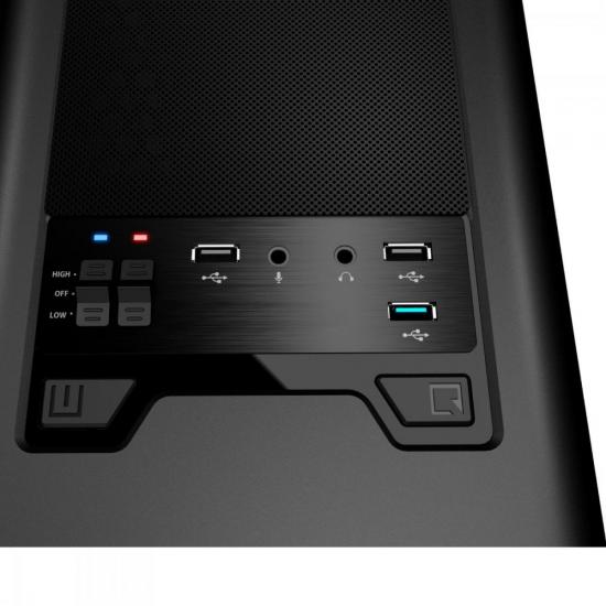 Gabinete Gamer Mid Tower AERO-500 WINDOW EN55576 Preto AEROCOOL por 266,90 à vista no boleto/pix ou parcele em até 10x sem juros. Compre na loja Mundomax!