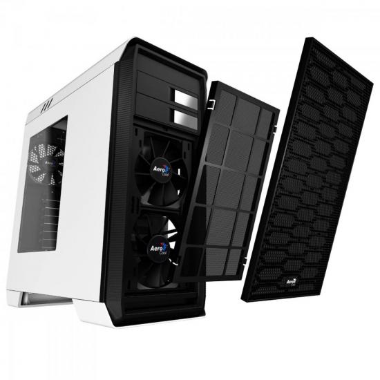 Gabinete Gamer Mid Tower AERO-1000 EN55293 Preto AEROCOOL por 0,00 à vista no boleto/pix ou parcele em até 1x sem juros. Compre na loja Mundomax!