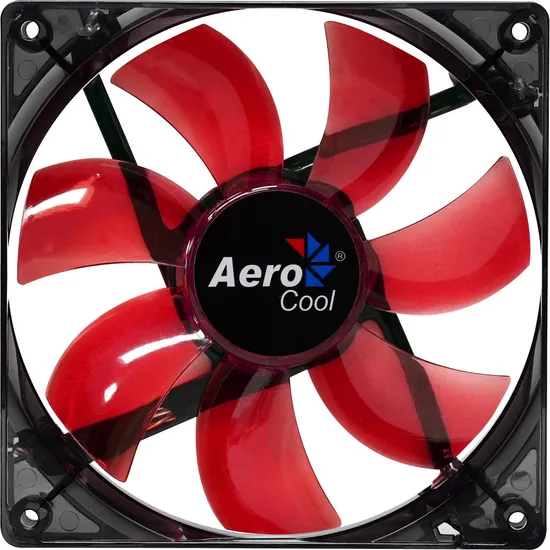 Cooler Fan 12cm RED LED EN51363 Vermelho AEROCOOL (59791)