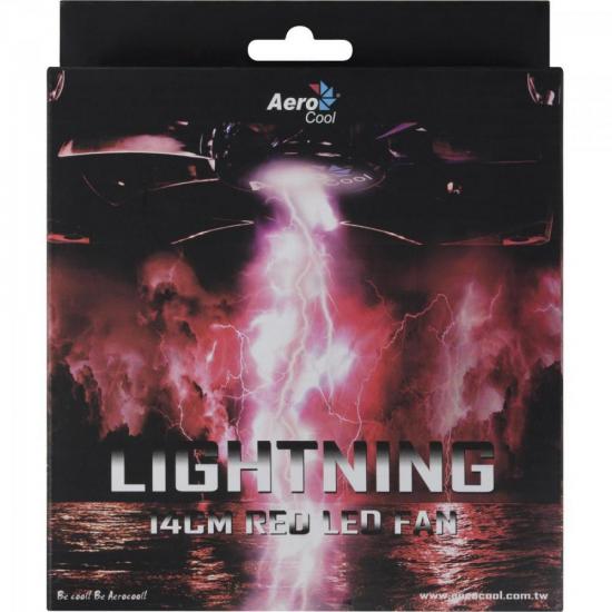 Cooler Fan 14cm RED LED EN51370 Vermelho AEROCOOL por 52,00 à vista no boleto/pix ou parcele em até 2x sem juros. Compre na loja Mundomax!
