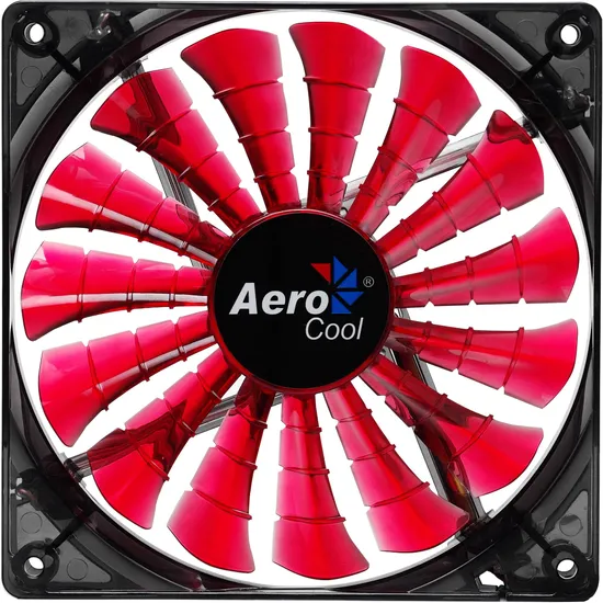 Cooler Fan 12cm SHARK DEVIL RED EDITION LED EN55437 Vermelho AEROCOOL (59798)