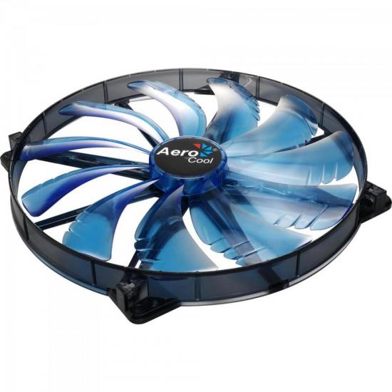 Cooler Fan 20cm SILENT MASTER LED EN55642 Azul AEROCOOL por 0,00 à vista no boleto/pix ou parcele em até 1x sem juros. Compre na loja Mundomax!