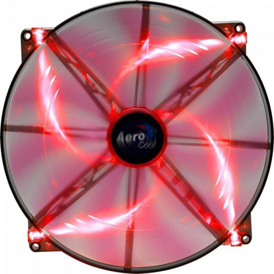 Cooler Fan 20cm SILENT MASTER LED EN55659 Vermelho AEROCOOL por 66,90 à vista no boleto/pix ou parcele em até 2x sem juros. Compre na loja Mundomax!