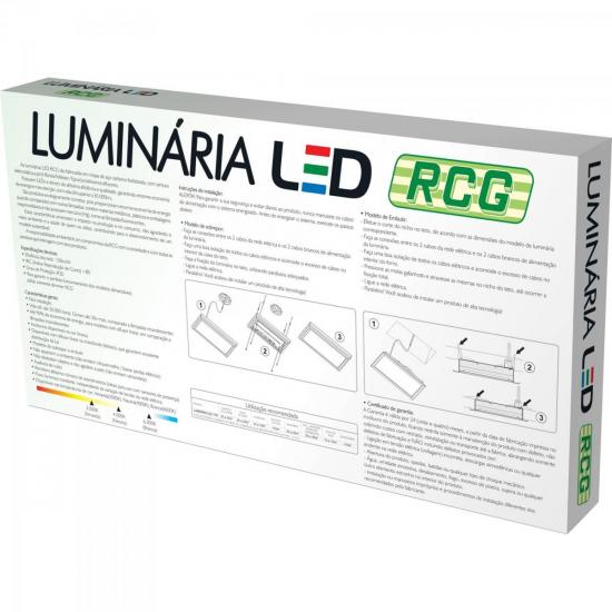 Luminária LED 17W 2L Bivolt 6000K LED LINE Branca RCG por 0,00 à vista no boleto/pix ou parcele em até 1x sem juros. Compre na loja Mundomax!