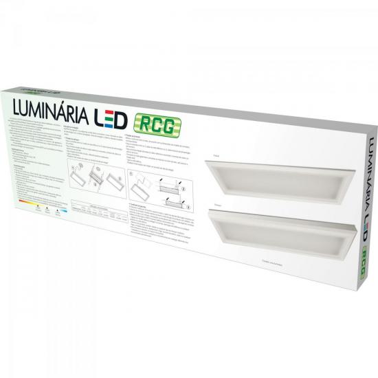 Luminária LED 34W 2L Bivolt 6000K LED LINE Branca RCG por 0,00 à vista no boleto/pix ou parcele em até 1x sem juros. Compre na loja Mundomax!