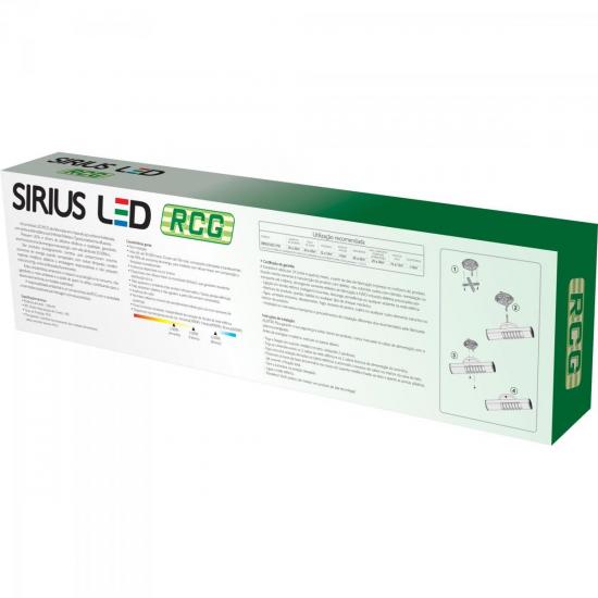 Luminária LED 17W 2L Bivolt 6000K SIRIUS Branca RCG por 0,00 à vista no boleto/pix ou parcele em até 1x sem juros. Compre na loja Mundomax!