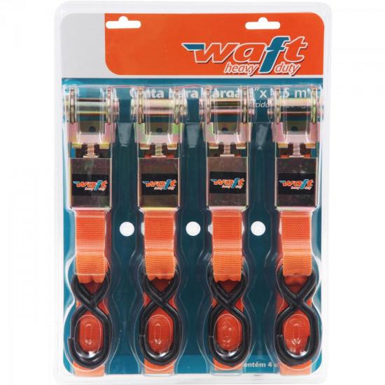 Cinta Para Carga 125 Kg Laranja WAFT por 0,00 à vista no boleto/pix ou parcele em até 1x sem juros. Compre na loja Mundomax!