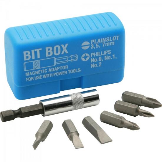 Jogo de Chaves 7 em 1 FENDA/PHILIPS Azul WAFT por 0,00 à vista no boleto/pix ou parcele em até 1x sem juros. Compre na loja Mundomax!