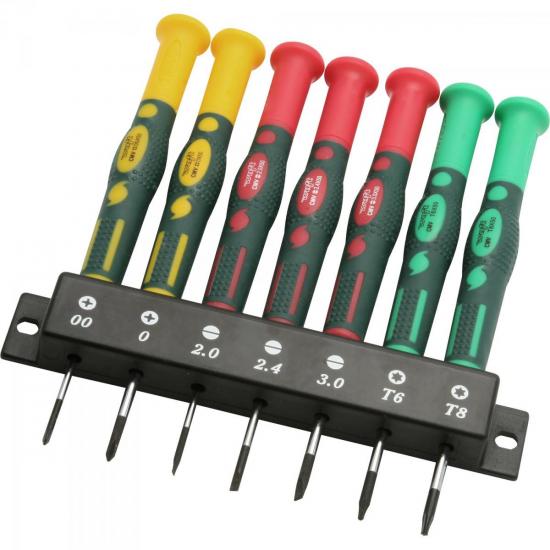 Jogo de Chaves de Precisão FENDA/PHILLIPS/TORX Coloridas WAFT por 0,00 à vista no boleto/pix ou parcele em até 1x sem juros. Compre na loja Mundomax!