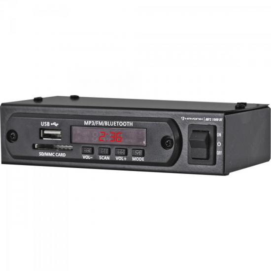 Módulo Pré Amplificador Hayonik MP3 1000BT C/ FM/USB/MP3/Bluetooth por 209,00 à vista no boleto/pix ou parcele em até 8x sem juros. Compre na loja Mundomax!