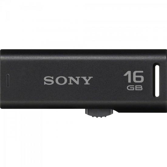Pen Drive 16GB Flash USB USM16GR/BM Preto SONY por 0,00 à vista no boleto/pix ou parcele em até 1x sem juros. Compre na loja Mundomax!