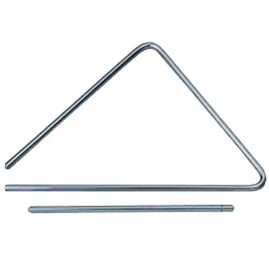 Triângulo 15cm em Aço Cromado TL602 TORELLI (60051)