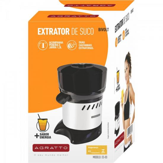 Extrator de Suco 60068 ES-03 300W Preto Bivolt por 309,99 à vista no boleto/pix ou parcele em até 10x sem juros. Compre na loja Mundomax!
