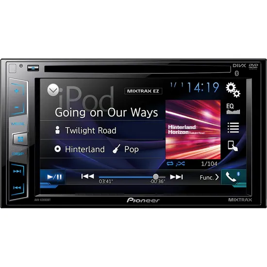 Auto Rádio CD/DVD/USB/AM/FM/Bluetooth AVH-X2880BT Preto PIONEER (60072)
