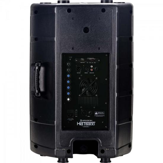 Caixa Acústica Ativa 15\" 300W RMS USB/SD/FM/Bluetooth HBT-15300 Preta por 0,00 à vista no boleto/pix ou parcele em até 1x sem juros. Compre na loja Mundomax!