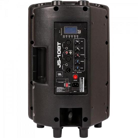 Caixa Acústica Ativa 100W JS 10BT Preta JBL por 0,00 à vista no boleto/pix ou parcele em até 1x sem juros. Compre na loja Mundomax!