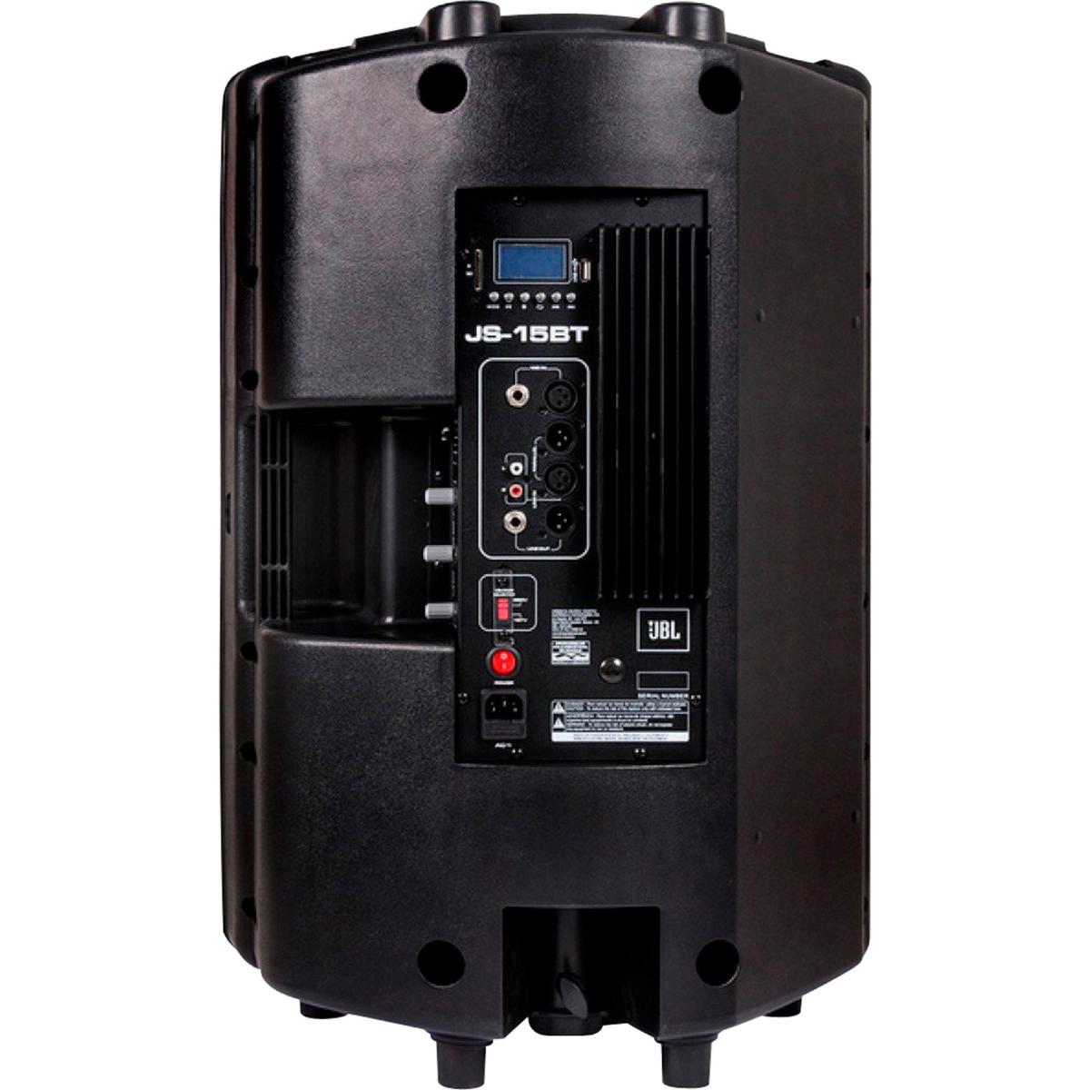 Caixa Acústica Ativa 200W JS 15BT Preta JBL - Mundomax