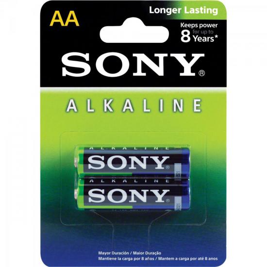 Pilha Alcalina AA AM3L-B2D SONY por 0,00 à vista no boleto/pix ou parcele em até 1x sem juros. Compre na loja Mundomax!