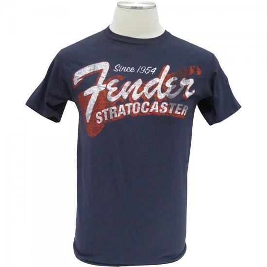Camiseta SINCE 1954 STRAT XXG Azul FENDER por 0,00 à vista no boleto/pix ou parcele em até 1x sem juros. Compre na loja Mundomax!