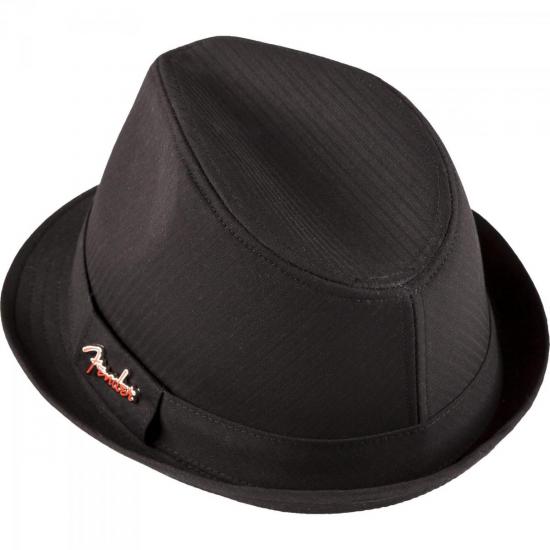 Chapéu Fedora BLACK PIN G/XG Preto FENDER por 0,00 à vista no boleto/pix ou parcele em até 1x sem juros. Compre na loja Mundomax!