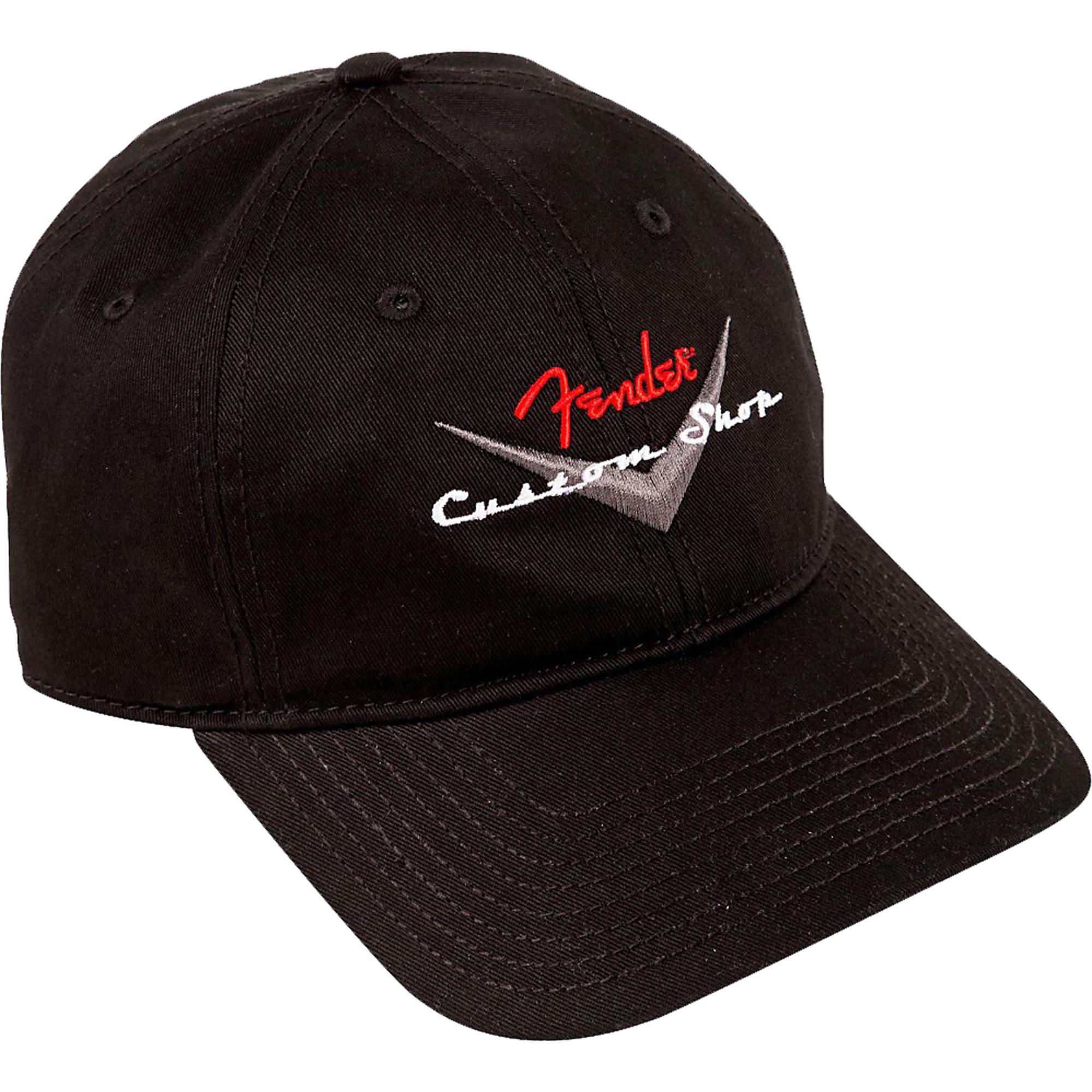 Boné Custom Shop Baseball Hat Preto Fender Mundomax 1852