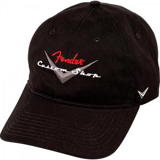 Boné CUSTOM SHOP BASEBALL HAT Preto FENDER por 0,00 à vista no boleto/pix ou parcele em até 1x sem juros. Compre na loja Mundomax!