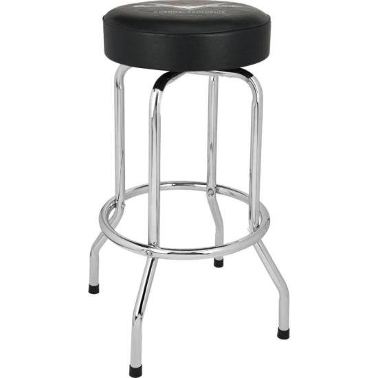 Banco Fender Barstool 30\" Custom Shop Pinstripe Preto por 1.181,99 à vista no boleto/pix ou parcele em até 12x sem juros. Compre na loja Mundomax!