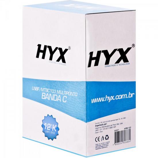 LNBF Multiponto Banda C MTBC-103 HYX por 0,00 à vista no boleto/pix ou parcele em até 1x sem juros. Compre na loja Mundomax!