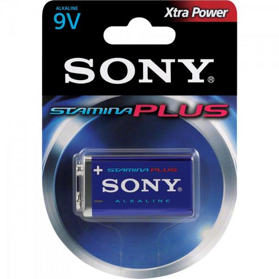 Bateria Alcalina 9V STAMINA PLUS SONY por 0,00 à vista no boleto/pix ou parcele em até 1x sem juros. Compre na loja Mundomax!