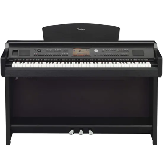 Piano Digital YAMAHA Clavinova CVP-705B Black Walnut por 0,00 à vista no boleto/pix ou parcele em até 1x sem juros. Compre na loja Mundomax!