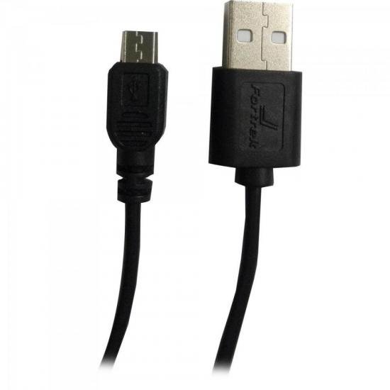 Cabo de Dados Micro USB 1,2m UMI-102/1.2BK Preto FORTREK por 5,90 à vista no boleto/pix ou parcele em até 1x sem juros. Compre na loja Mundomax!