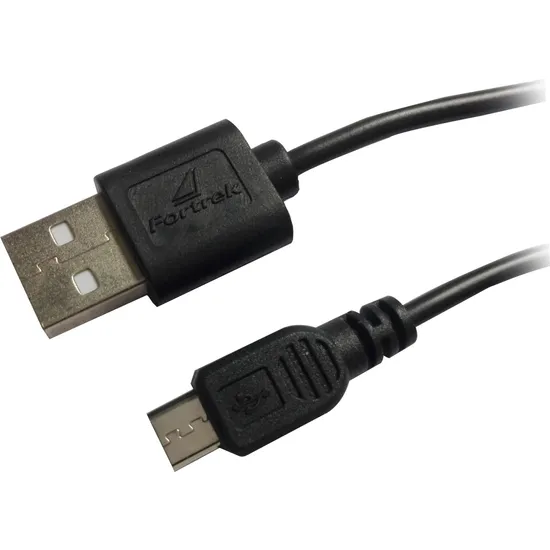 Cabo de Dados Micro USB 3m UMI-102/3.0BK Preto FORTREK (60269)