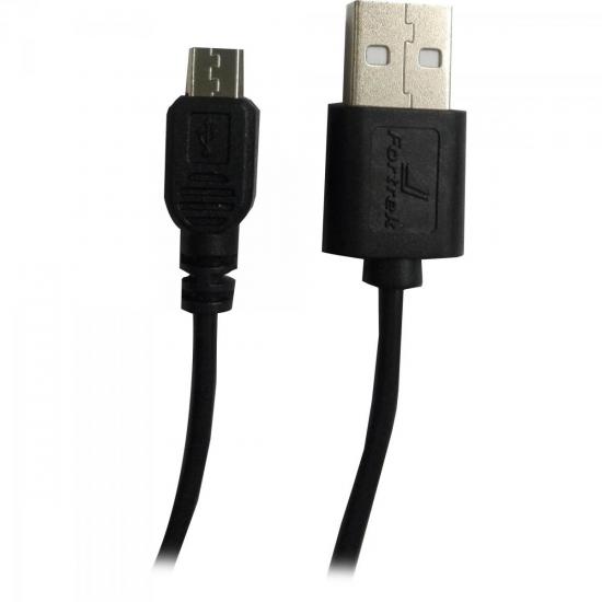 Cabo de Dados Micro USB 3m UMI-102/3.0BK Preto FORTREK por 6,90 à vista no boleto/pix ou parcele em até 1x sem juros. Compre na loja Mundomax!