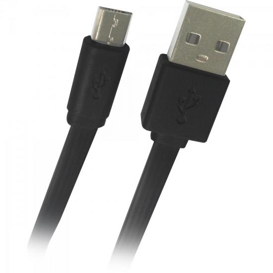 Cabo de Dados Micro USB Flat 1,8m UMI-401 1.8BK Preto Fortrek FK 433C por 13,00 à vista no boleto/pix ou parcele em até 1x sem juros. Compre na loja Mundomax!