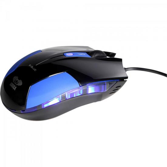 Mouse Gamer USB 1600DPI Cobra Type-M Preto/Azul E-BLUE por 0,00 à vista no boleto/pix ou parcele em até 1x sem juros. Compre na loja Mundomax!