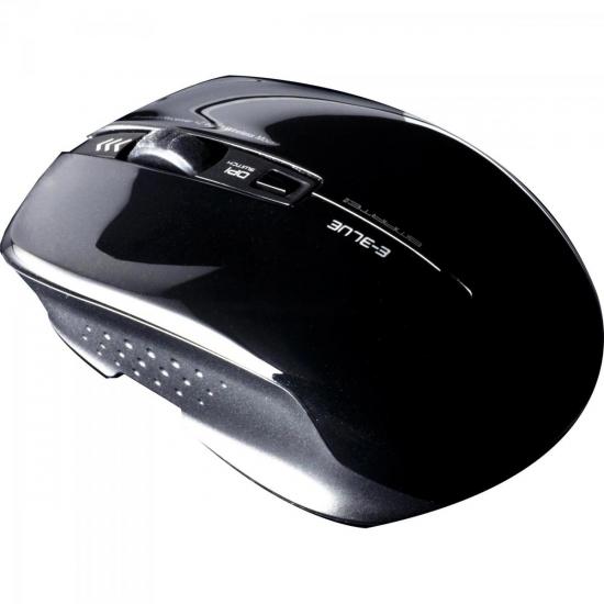 Mouse Wireless USB 1800 DPI SMARTE II Preto E-BLUE por 0,00 à vista no boleto/pix ou parcele em até 1x sem juros. Compre na loja Mundomax!