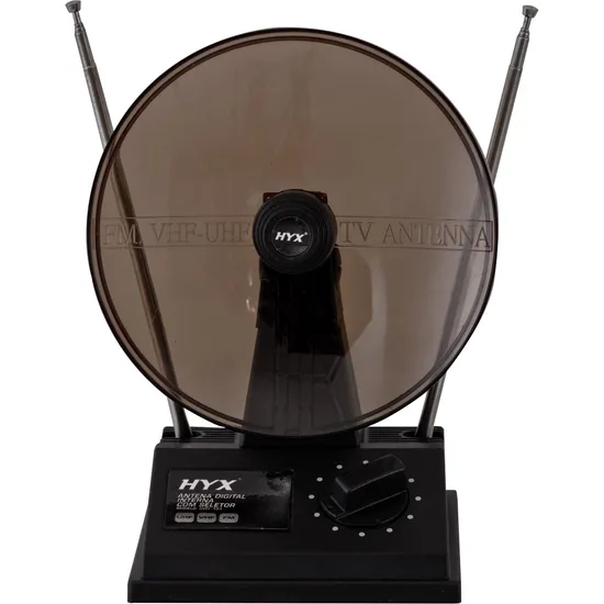 Antena Digital HDTV/UHF/VHF/FM Interna UVFI-101 Preta HYX (60284)