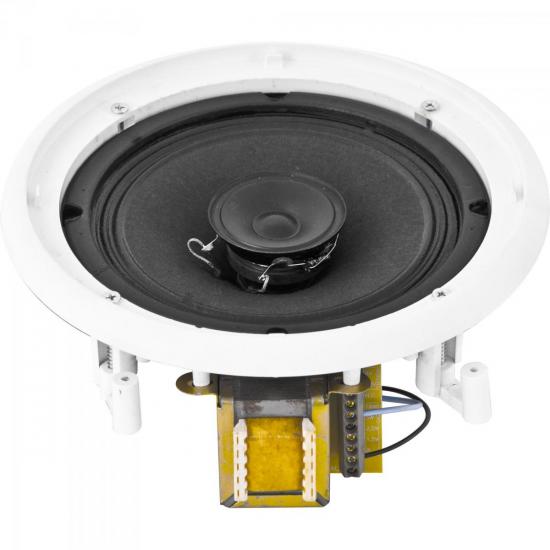 Arandela de Som 6\" Coaxial 10W RMS HAYONIK AR1006 RT Branca por 171,99 à vista no boleto/pix ou parcele em até 6x sem juros. Compre na loja Mundomax!