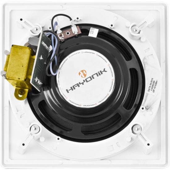 Arandela Coaxial Quadrada AR1006QT 10W RMS Com Trafo Instalado HAYONIK por 171,90 à vista no boleto/pix ou parcele em até 6x sem juros. Compre na loja Mundomax!