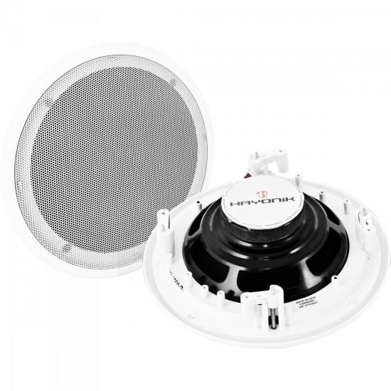Arandela 6\" Coaxial 15W RMS AR1506 R Branca HAYONIK por 135,00 à vista no boleto/pix ou parcele em até 5x sem juros. Compre na loja Mundomax!