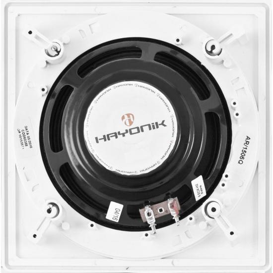 Arandela de Som Coaxial Quadrada HAYONIK AR 1506Q 30W RMS por 165,00 à vista no boleto/pix ou parcele em até 6x sem juros. Compre na loja Mundomax!