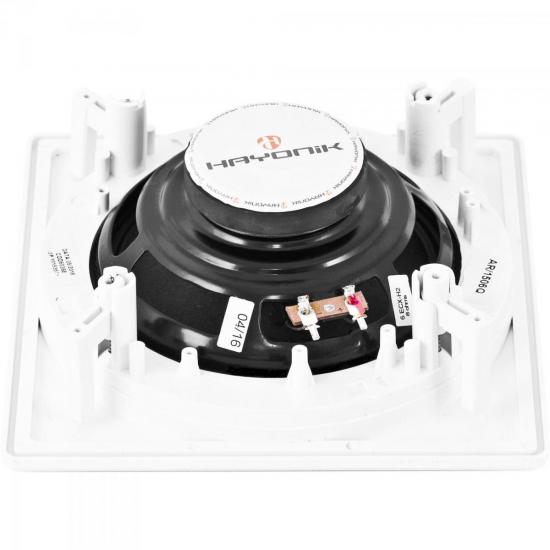 Arandela de Som Coaxial Quadrada HAYONIK AR 1506Q 30W RMS por 165,00 à vista no boleto/pix ou parcele em até 6x sem juros. Compre na loja Mundomax!